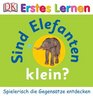 Erstes Lernen Sind Elefanten klein