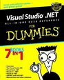 Visual StudioNet All in One Desk Reference for Dummies