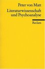 Literaturwissenschaft und Psychoanalyse
