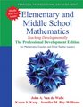 Elementary and Middle School Mathematics Teaching Developmentally The Professional Development Edition