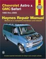 Haynes Repair Manual Chevrolet Astro  GMC Safari 19852005