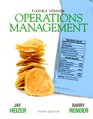 Opreations Management Flexible Version with Lecture Guide  Activities Manual Package
