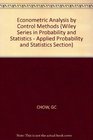 Econometric Analysis by Control Methods