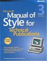 Microsoft Manual of Style for Technical Publications Third Edition