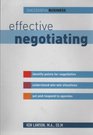 Effective Negotiating