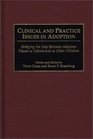 Clinical and Practice Issues in Adoption Bridging the Gap Between Adoptees Placed as Infants and as Older Children