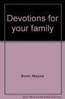 Devotions for your family