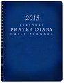 2015 Personal Prayer Diary and Daily Planner  Navy Blue