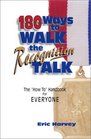 180 Ways to Walk the Recognition Talk