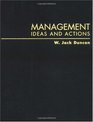 Management Ideas and Actions