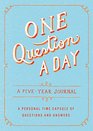 One Question a Day A FiveYear Journal