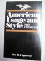 American Usage and Style The Consensus