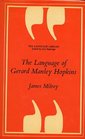 The language of Gerard Manley Hopkins