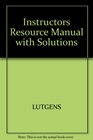 Instructors Resource Manual with Solutions