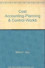 Cost AccountingPlanning  ControlWorkb