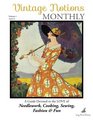 Vintage Notions Monthly  Issue 6 A Guide Devoted to the Love of Needlework Cooking Sewing Fasion  Fun