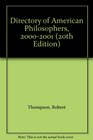 Directory of American Philosophers 20002001