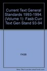 Current Text Accounting Standards As of June 1 1993  1993/94