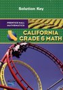 california Grade 6 Mathematics Solution Key