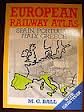 European Railway Atlas Spain Portugal Italy Greece