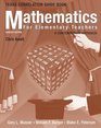 Mathematics for Elementary Teachers Texas State Guide Book A Contemporary Approach