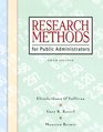 Research Methods for Public Administrators