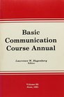 Basic Communication Course Annual 3