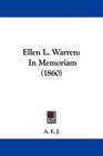 Ellen L Warren In Memoriam