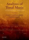 Analysis of Tonal Music A Schenkerian Approach