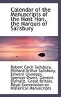 Calendar of the Manuscripts of the Most Hon the Marquis of Salisbury