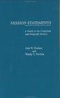 Mission Statements A Guide to the Corporate and Nonprofit Sectors