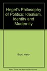 Hegel's Philosophy of Politics Idealism Identity and Modernity