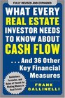 What Every Real Estate Investor Needs to Know About Cash Flow And 36 Other Key Financial Measures