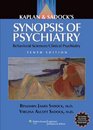 Kaplan and Sadock's Synopsis of Psychiatry Behavioral Sciences/Clinical Psychiatry