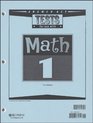 BJU Math 1 Answer Key 3rd edition