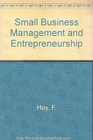 Small Business Management and Entrepreneurship