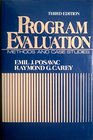 Programme Evaluation Methods and Case Studies