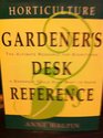 Horticulture Gardeners Desk Reference