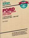 Ford 2Wheel Drive Super Shop Manual FSeries Pickups and Econoline Vans 19691985 Gas and Diesel