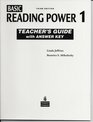 Basic Reading Power 1 Teacher's Guide with Answer Key 3rd Edition