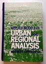 Applied Models in Urban and Regional Analysis