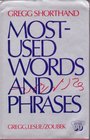 Gregg Shorthand MostUsed Words and Phrases Series 90