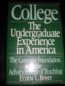 College The Undergraduate Experience in America