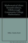 Mathematical ideas Seventh edition Hillsborough Community College Mathematics