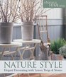 Nature Style Elegant Decorating with Leaves Twigs  Stone