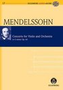 Violin Concerto in E minor Op 64 Eulenburg AudioScore Series