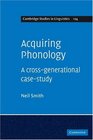 Acquiring Phonology A CrossGenerational CaseStudy