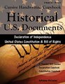 Cursive Handwriting Copybook US Historical Documents Declaration of Independence  United States Constitution with Bill of Rights