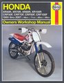 Haynes Honda XR  CRF 50/70/80/100 Owners Workshop Manual 1985 thru 2007