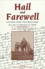 Hail and Farewell Letters from Two Brothers Killed in France in 1916